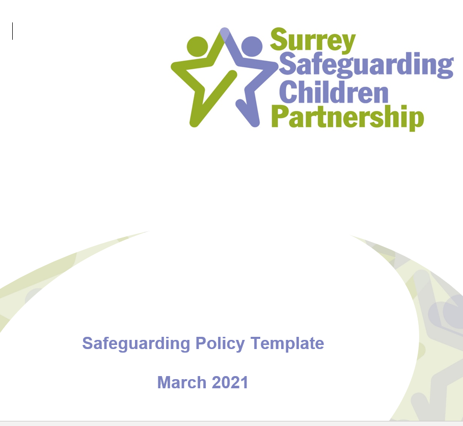 SSCP Safeguarding Policy Template